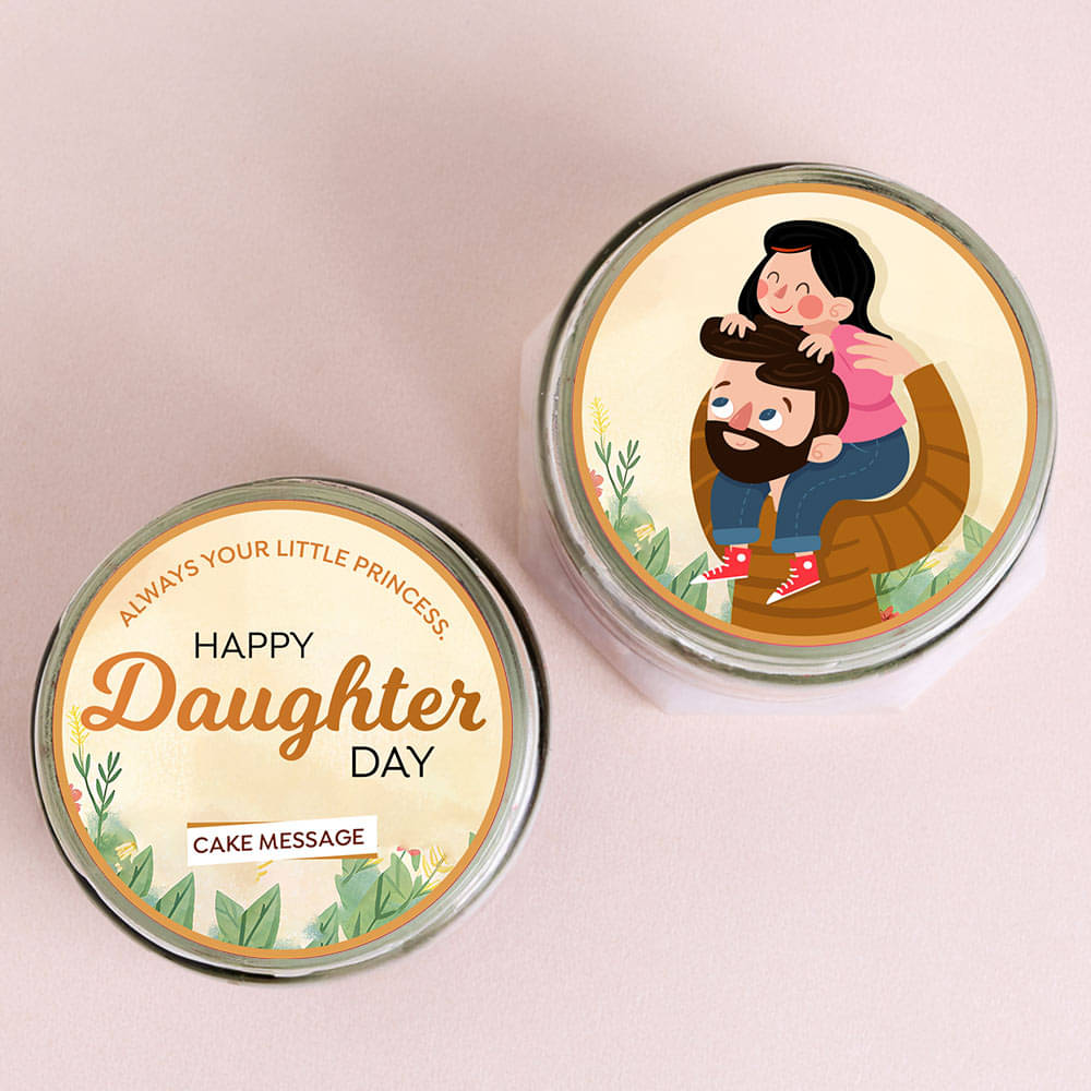 Two Daughters Day Choco Jar Cakes